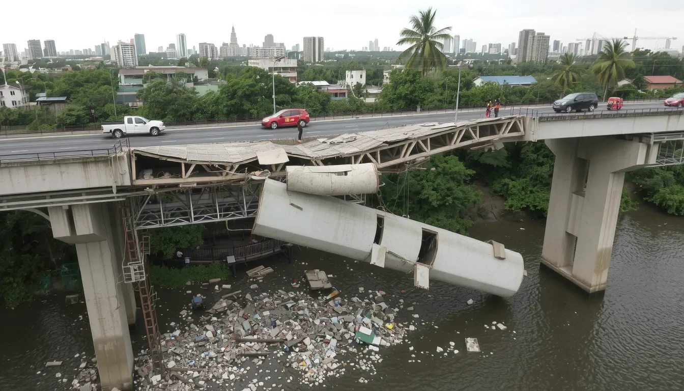 Accident Pont Bangkok 2023 : Bilan, Causes et Conséquences de l’Effondrement