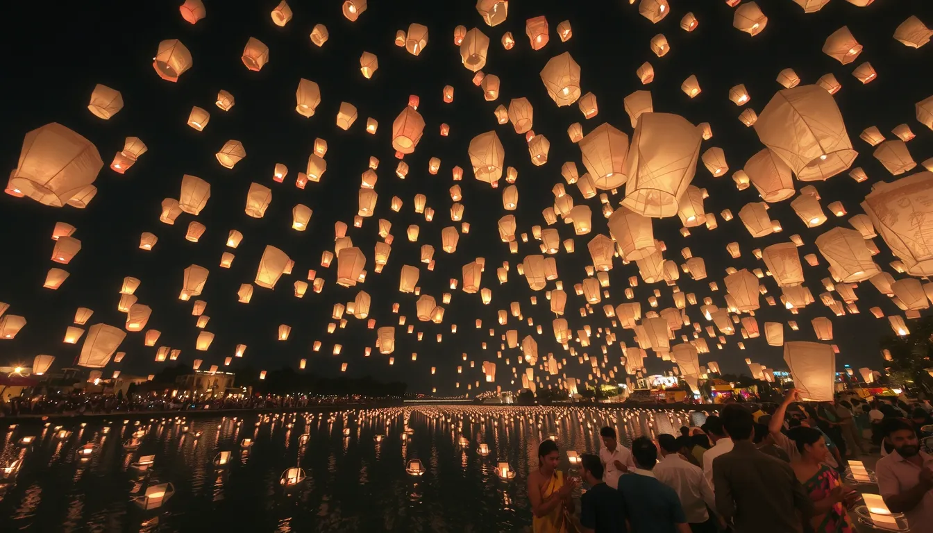 fetes des lumieres thailande