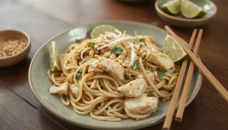 Recette Pad Thaï au Poulet : Ingrédients, Préparation et Astuces