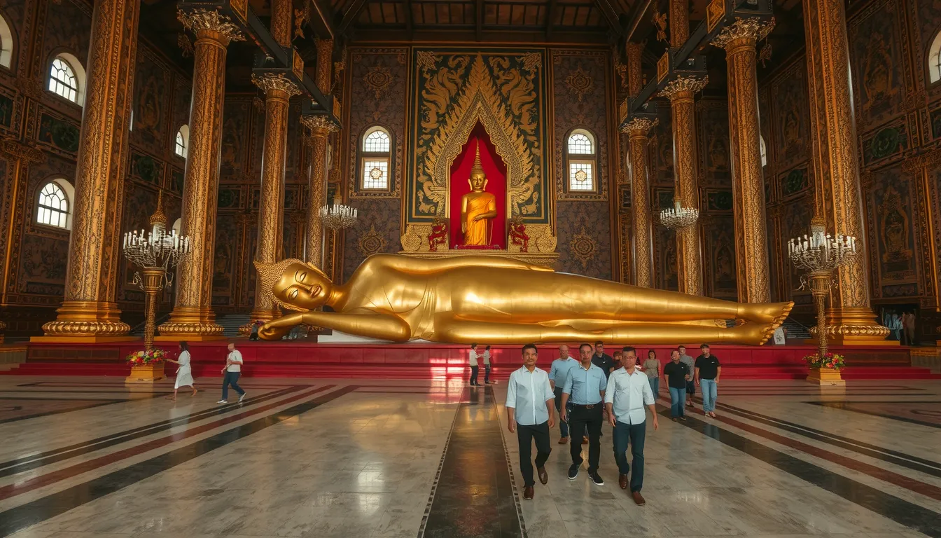 temple du bouddha couché