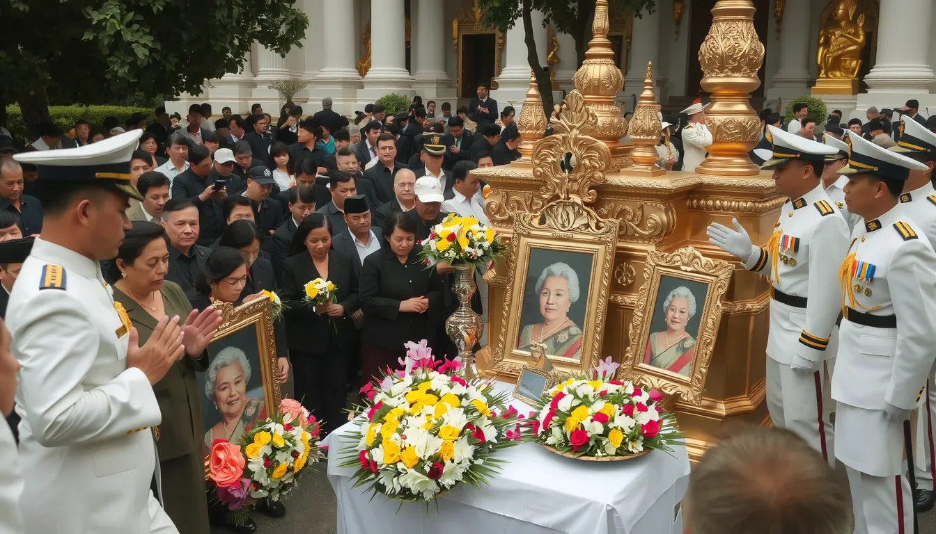 mort de la reine de thailande