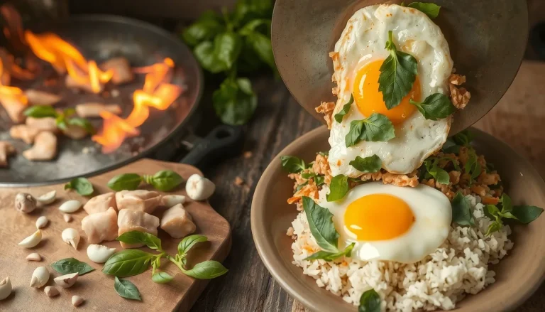 Pad Kra Pao Recette Authentique : Ingrédients, Étapes et Secrets du Sauté Thaï au Basilic Sacré