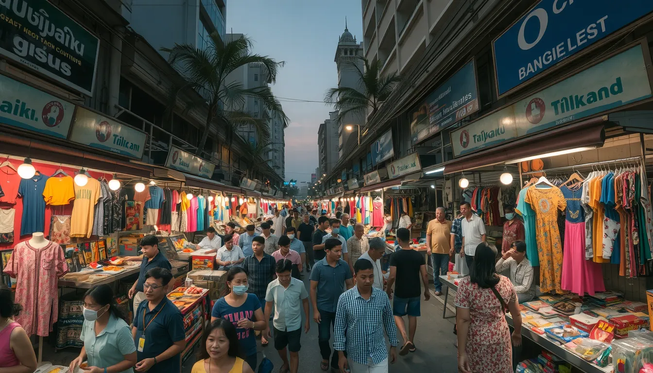 rod fai night market bangkok