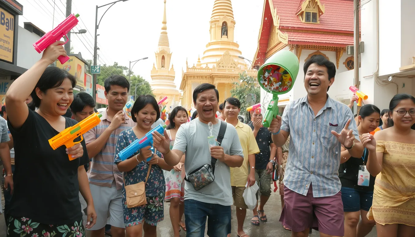 thailande festival de l eau
