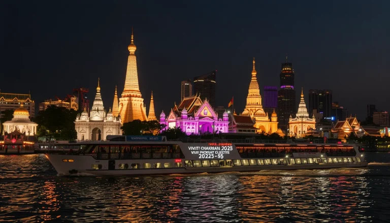 Vijit Chao Phraya 2025 : dates, programme et meilleurs spots du festival lumineux de Bangkok