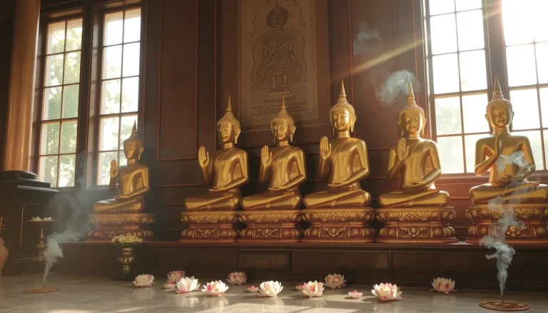 Les 7 postures du Bouddha : guide complet des positions sacrées et de leur signification