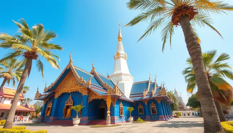 Wat Rong Suea Ten Temple : guide complet du Temple Bleu de Chiang Rai